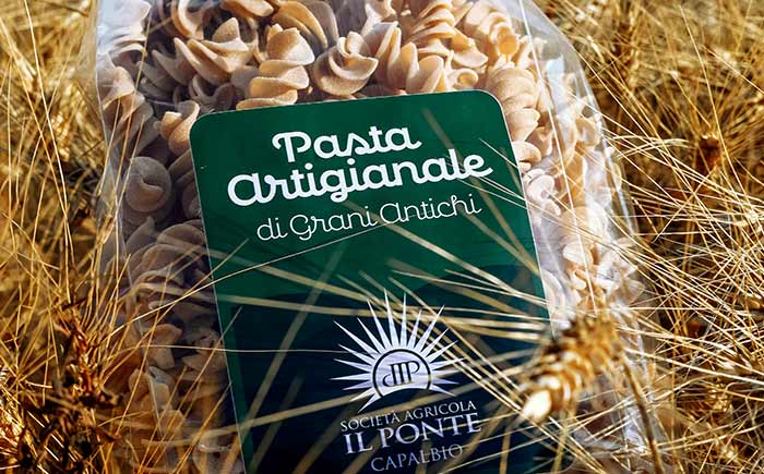 La pasta artigianale di Grani Antichi di Agricola Il Ponte.